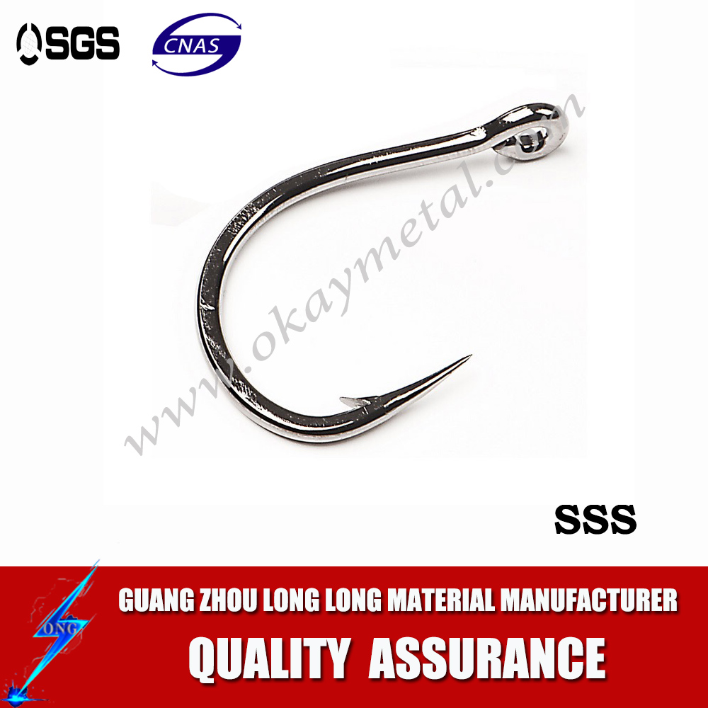 Chinese Supplier High Carbon Steel Fishing Hooks Single Fish Hook