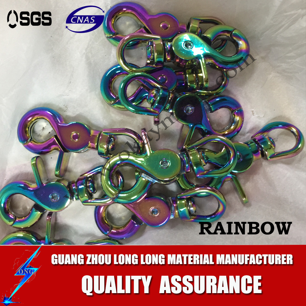 Fashion Rainbow Color Metal Snap Hook
