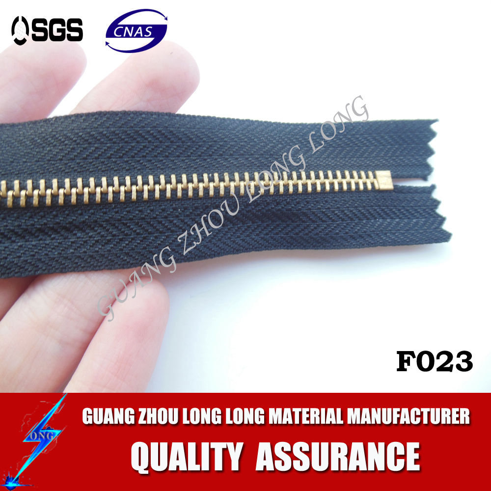 Factory Bulk Wholesale Jeans Pants Zipper Custom Metal Zipper