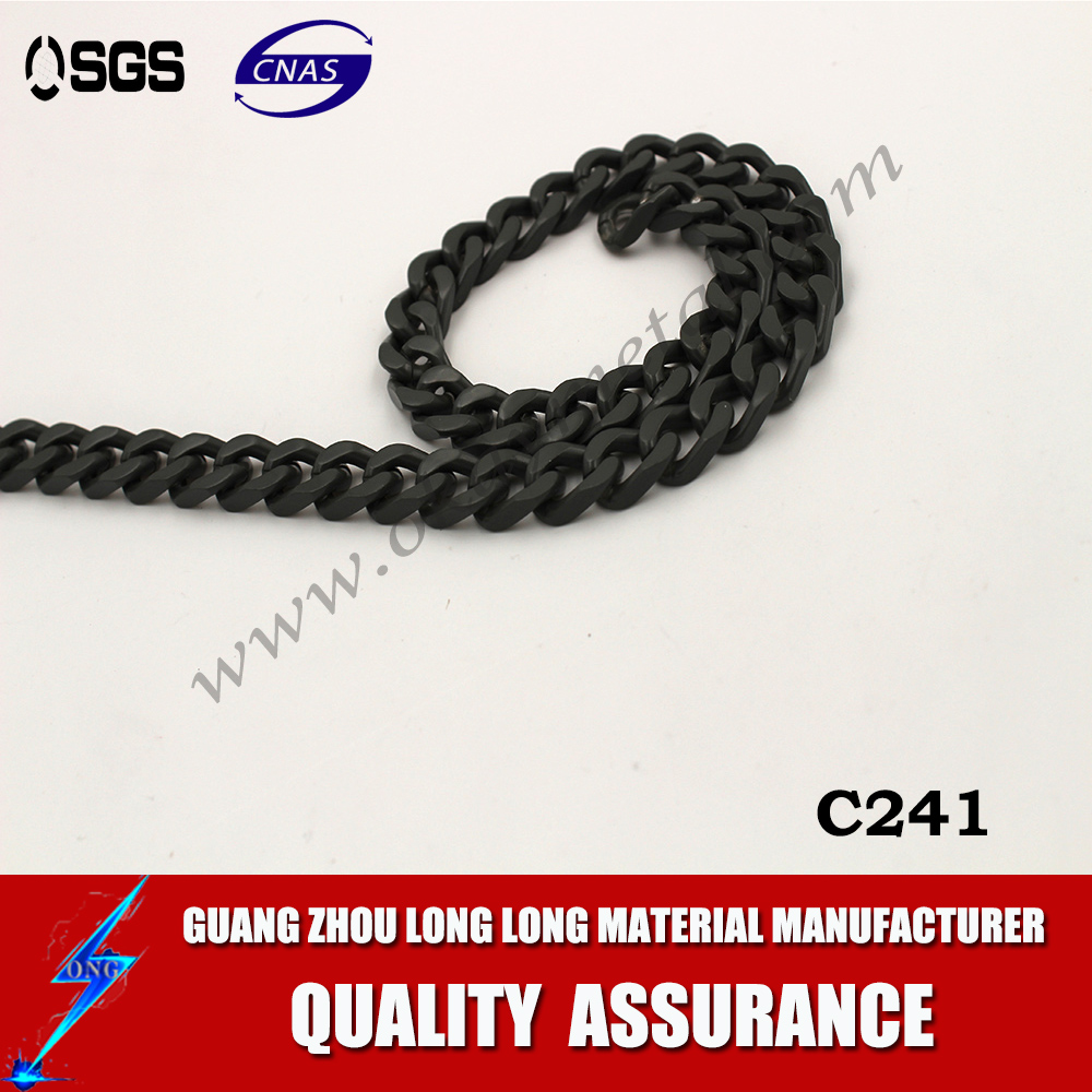 Glossy Black Color Chain Glossy Black Color Chain