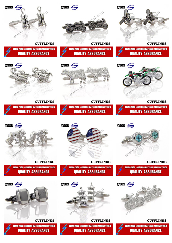 Alphabet Cuff Link Metal Letters Cufflinks