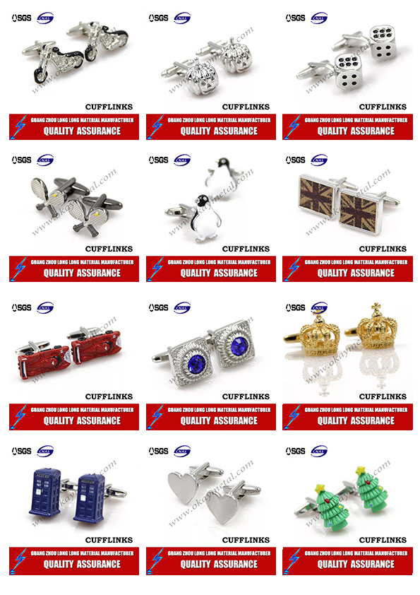Alphabet Cuff Link Metal Letters Cufflinks